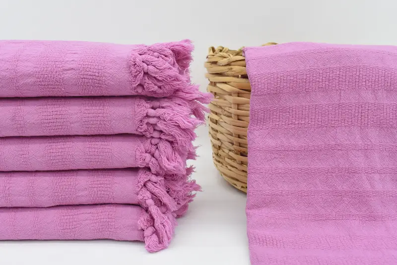 Large Turkish Towel, Towel With Name, Bachelorette Party Decorations, Peshtemal Towel, Embroidery Towels, 68x36 Cotton Stonewashed Striped Towel