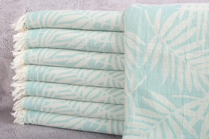 Best Friend Gift, Gift Towel, Hammam Towel USA, Summer Gift, Gift For Wedding Day, 64x40 Cotton Floral Patterned Towel, Bridesmaid Gifts - 1