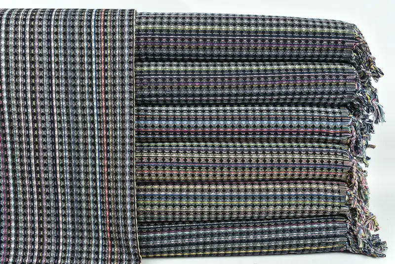 Turkish Hand Towel, Travel Towel, Christmas Gift, Personalized Gift, Wedding Anniversary Gift, 38x18 Cotton Geometric Towel, Personalized Hand Towel - 1