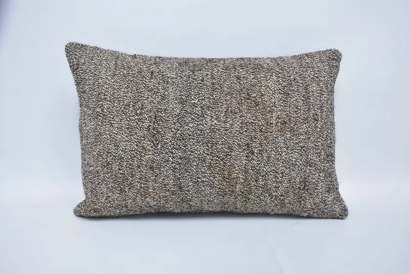 Pattern Throw Cushion Cover, 16x24 Brown Cushion Cover, Kilim Cushion Sham, Home Decor Pillow, Kilim Pillow Cover, Car Pillow Case, Cushion Case - 1