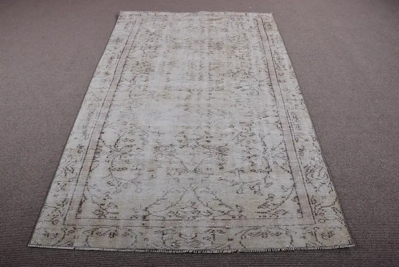 Zarif Bej Fas Halısı, 4,8x7,9 ft Şık Dekor