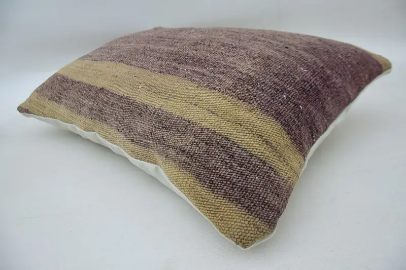 Handmade Throw Pillow, Vintage Kilim Pillow Pillow Case, Handmade Kilim Cushion, Boho Pillow, Gift Pillow, Pillow Case, 16x24 Red Cushion Cover - 6