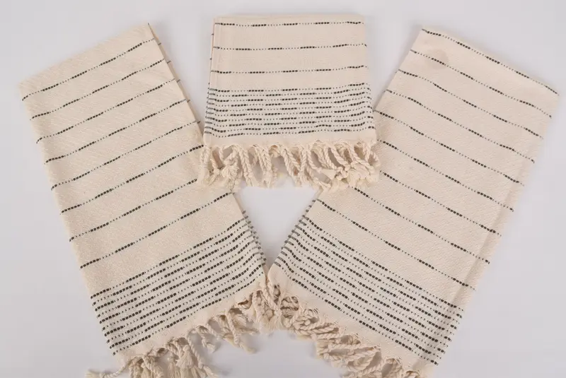36x18 Cotton Striped Design Towel, Home Decor Gifts, Small Bath Towels, Gym Towel, Turkish Hand Towel, Personalized Hand Towel, Christmas Hand Towel - 6