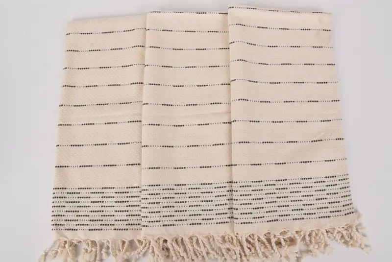 36x18 Cotton Striped Design Towel, Home Decor Gifts, Small Bath Towels, Gym Towel, Turkish Hand Towel, Personalized Hand Towel, Christmas Hand Towel - 7