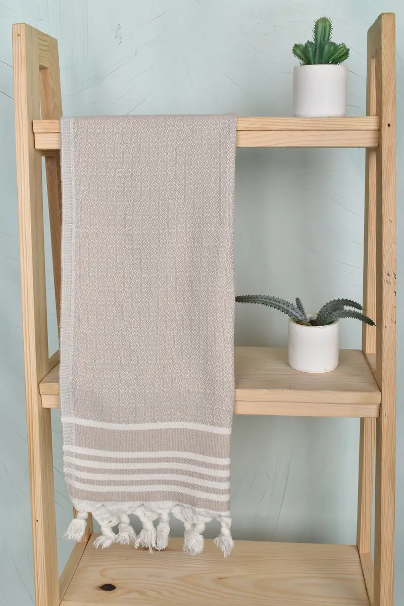Personalized Hand Towel, Monogram Kitchen Towel, Monogrammed Hand Towel, Gift For Best Friend, 32x16 Cotton Diamond Towel, Organic Tea Towel - 8