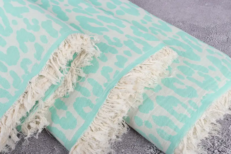 Turkish Towel Beach Blanket, Boho Throw Blankets, 96x80 Cotton Patterned Towel, Gift For Best Friend, Bedspread, Throw Blanket Couch, Organic Throw - 5