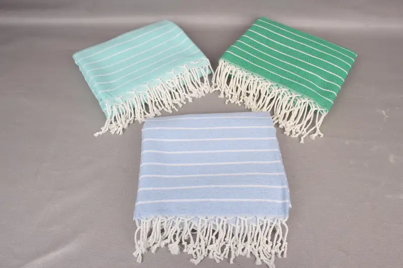 Turkish Towel Monogram, Peshtemal Towel, 70x40 Cotton Striped Towel, Cotton towel, Beach Towel Personalized, Bridesmaid Gift, Best Friend Gift Ideas - 4