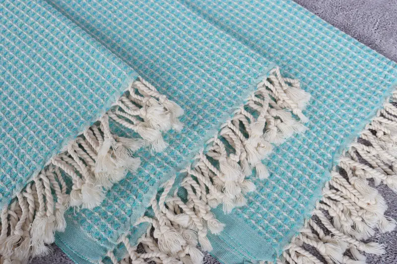 Birthday Gift, Small Bath Towels, Housewarming Gift, Holiday Towel, Turkish Towel Hand Towel, Personalized Gifts, 44x22 Cotton Waffle Towel - 5