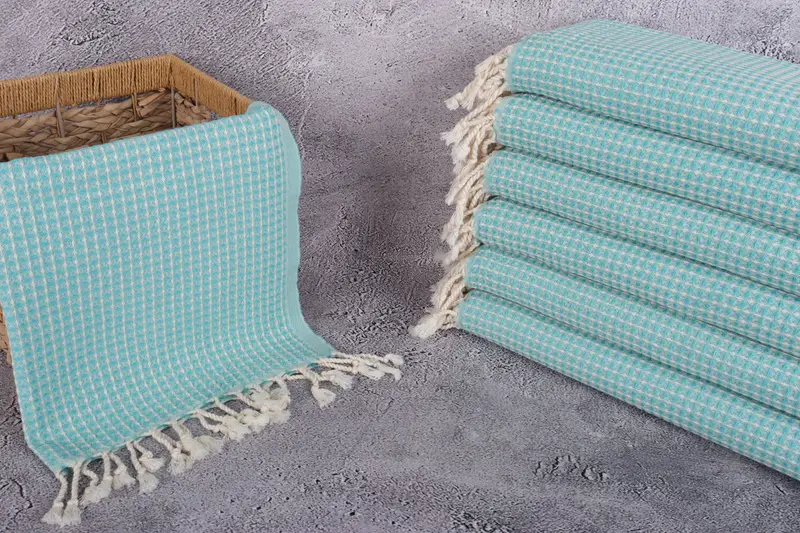 Birthday Gift, Small Bath Towels, Housewarming Gift, Holiday Towel, Turkish Towel Hand Towel, Personalized Gifts, 44x22 Cotton Waffle Towel - 3