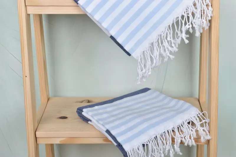 Bulk Order Towel, Monogram Turkish Towel, Maid Of Honor Gift, Best Beach Towel, 70x40 Cotton Striped Towel, Beach Size Towel, Embroidered Towel - 5