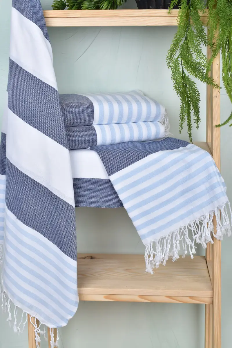 Bulk Order Towel, Monogram Turkish Towel, Maid Of Honor Gift, Best Beach Towel, 70x40 Cotton Striped Towel, Beach Size Towel, Embroidered Towel - 6