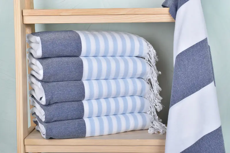 Bulk Order Towel, Monogram Turkish Towel, Maid Of Honor Gift, Best Beach Towel, 70x40 Cotton Striped Towel, Beach Size Towel, Embroidered Towel - 2