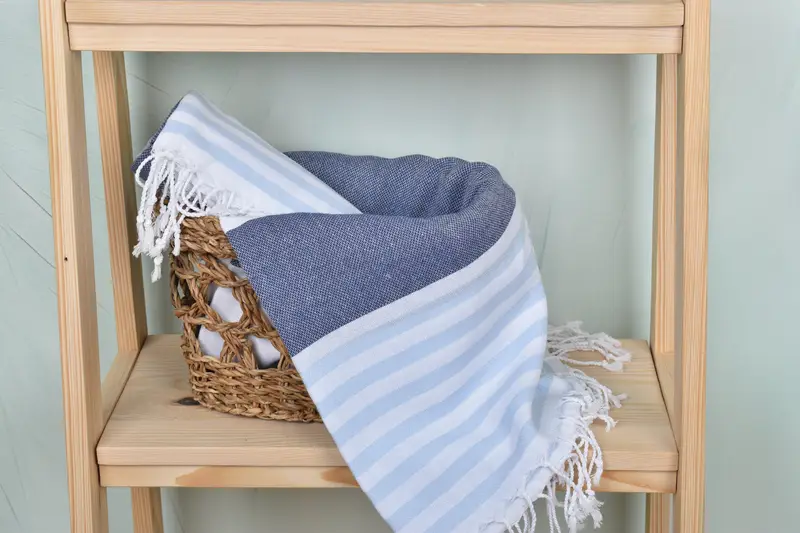 Bulk Order Towel, Monogram Turkish Towel, Maid Of Honor Gift, Best Beach Towel, 70x40 Cotton Striped Towel, Beach Size Towel, Embroidered Towel - 4