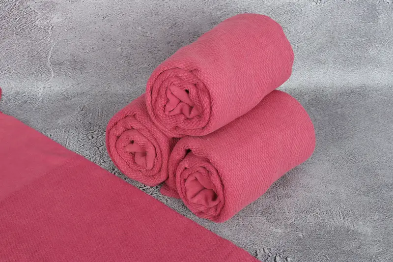 Yoga Towel, 70x32 Cotton Geometric Stonewashed Towel, Monogram Turkish Towel, Embroidered Towel, Boyfriend Christmas Gift, Personalized Wedding Gift - 8