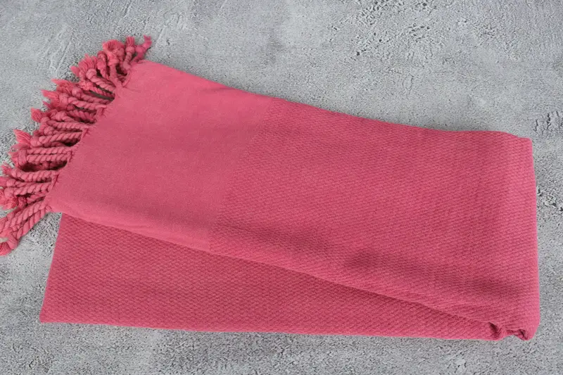 Yoga Towel, 70x32 Cotton Geometric Stonewashed Towel, Monogram Turkish Towel, Embroidered Towel, Boyfriend Christmas Gift, Personalized Wedding Gift - 6