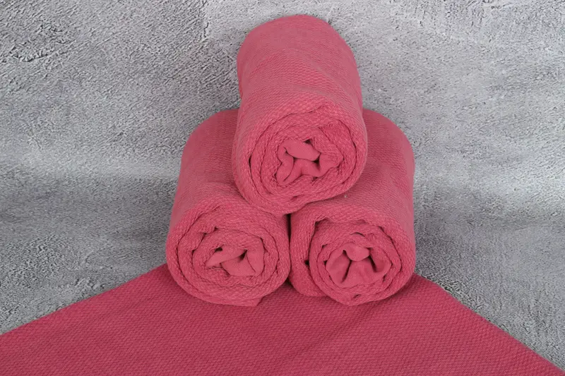 Yoga Towel, 70x32 Cotton Geometric Stonewashed Towel, Monogram Turkish Towel, Embroidered Towel, Boyfriend Christmas Gift, Personalized Wedding Gift - 7