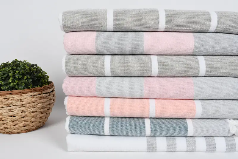 Personalized Bridesmaid Gift, Memorial Gift, Wedding Gift, Spa Towel, Thin towel, Cancun Bachelorette Party Gift Ideas, 68x36 Cotton Set of 8 Towel - 3