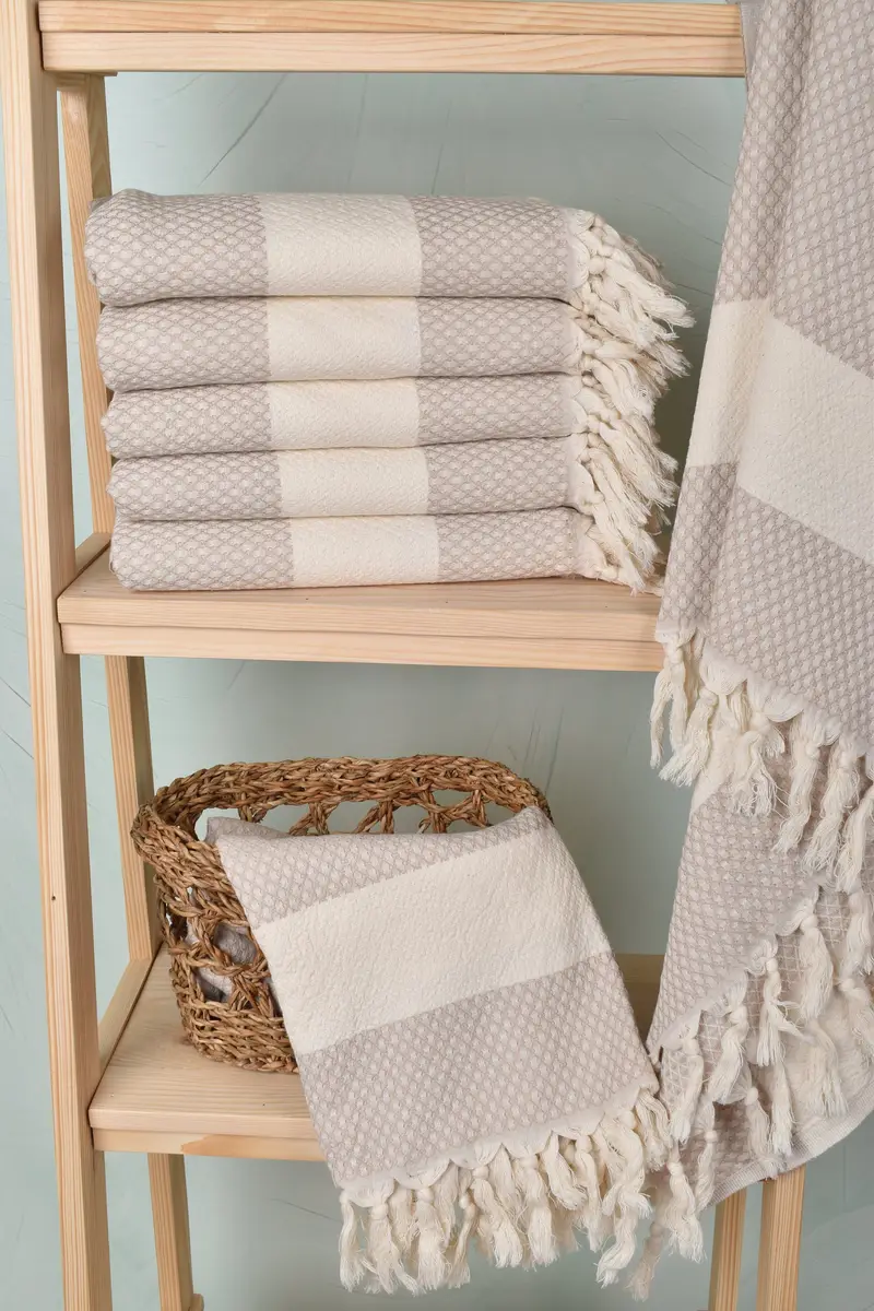 Girls Weekend Favors, Personalized Bridesmaid Gift, Turkish Towel Beach, Wedding For Favor, Monogrammed Beach Towel, 68x36 Cotton Geometric Towel - 3