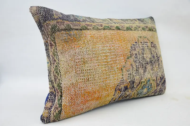 Cushion Case, 16x24 Orange Cushion Cover, Interior Designer Pillow, Kilim Pillow Cover, Vintage Kilim Pillow, Personalized Gift Pillow Pillow Cover - 2