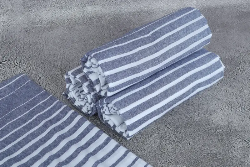 Bridesmaid Gift, Bridal Shower Favors, 68x40 Cotton Striped Towel, Spa Gift Towel, Guest Towel, Home Gift, Turkish Bath Towel USA, Personalized Gift - 8