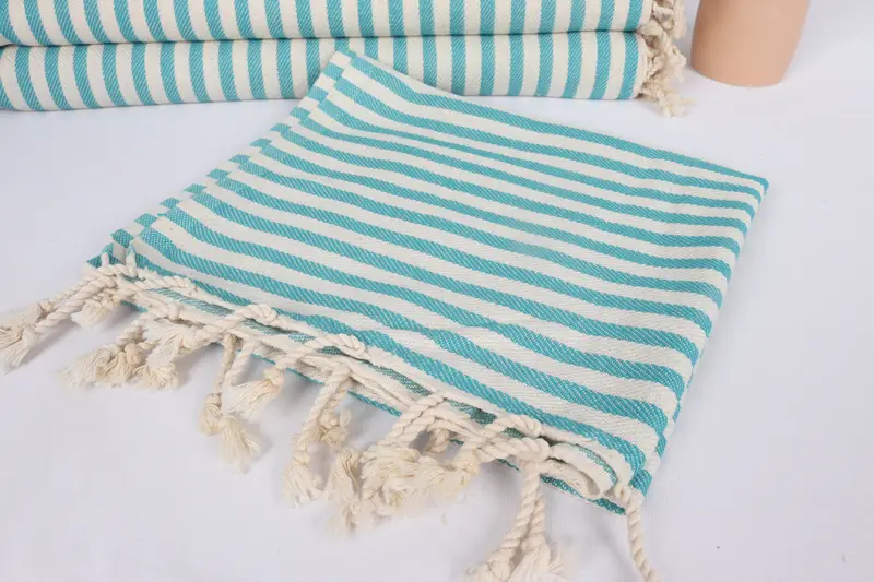 Custom Hand Towel, Boyfriend Gift, Wedding Gift For Bride, Personalized Kitchen Towel, Gym Towel, Turkish Tea Towel, 40x18 Cotton Striped Towel - 5
