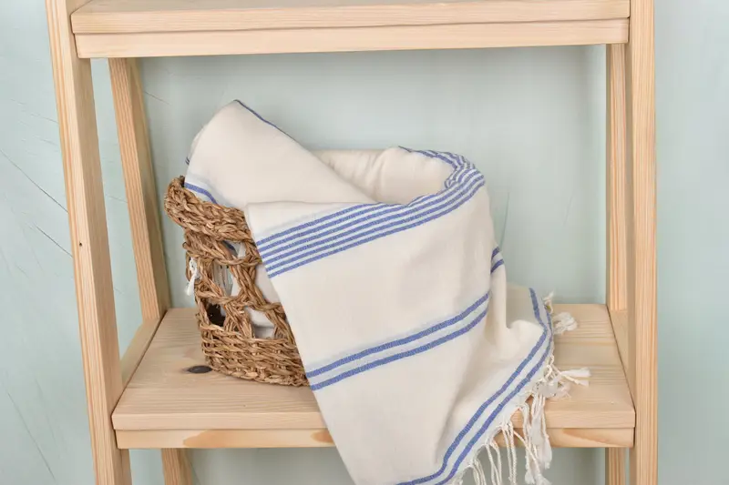 80x36 Cotton Striped Towel, Yoga Towel, Absorbent Turkish towel, Best Friend Gift, Welcome Wedding Gift, Custom Wedding Gift, Kids Beach Towel - 4