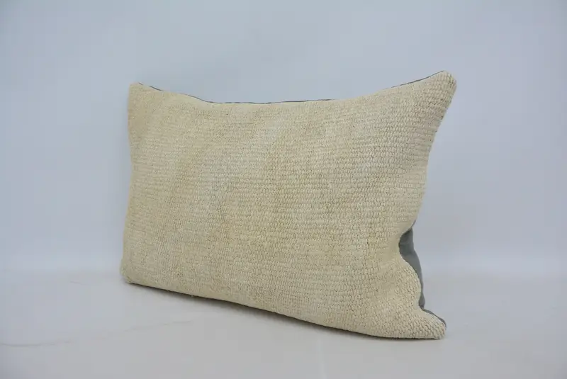 Yoga Cushion Cover, 20x28 White Pillow Case, Car Cushion Case, Pillow for Couch, Pillow Cover, Vintage Kilim Throw Pillow, Kilim Pillow Cover - 4