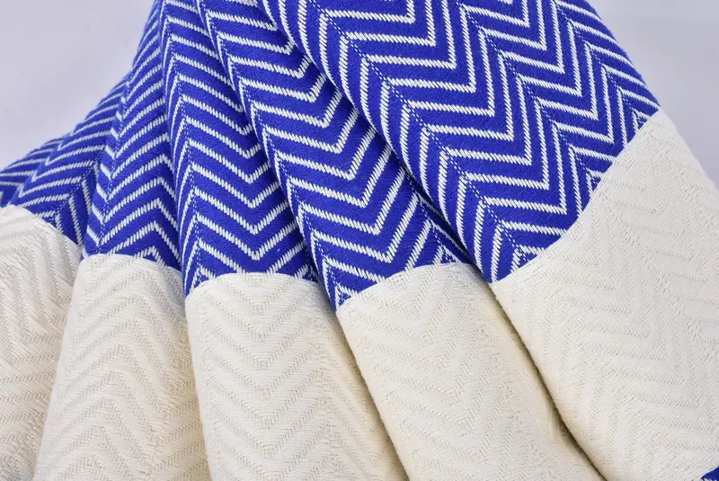 Regalos de soltero, toalla decorativa, toalla fouta, toalla de peshtemal turco ecológica, toalla de algodón zig zag, toalla de algodón, regalo para novio - 5