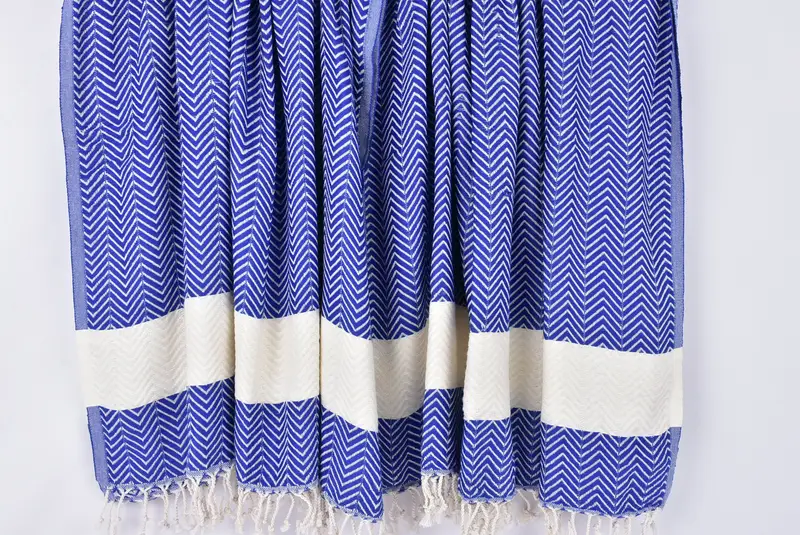 Regalos de soltero, toalla decorativa, toalla fouta, toalla de peshtemal turco ecológica, toalla de algodón zig zag, toalla de algodón, regalo para novio - 8