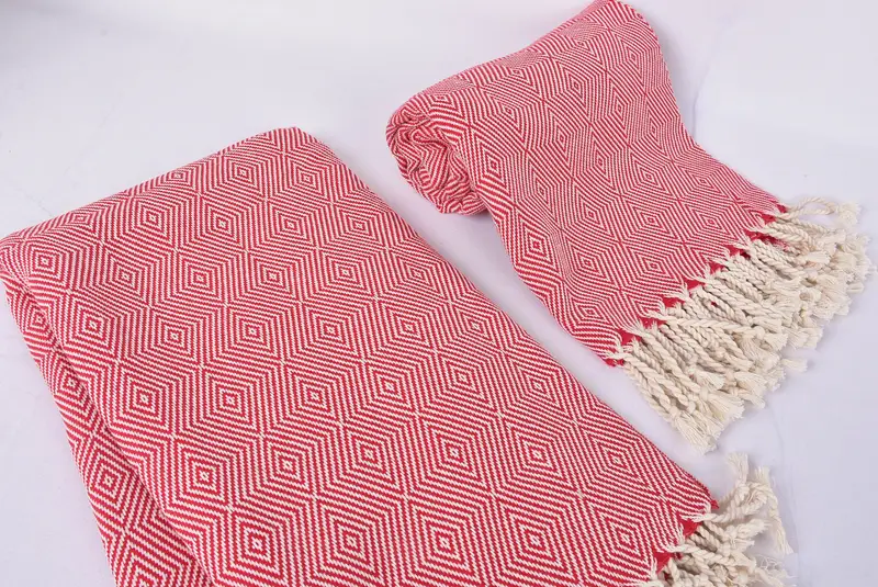 Embroidery Towels, Quick-dry peshtemal, Personalized Turkish Towel, Soft and absorbent Turkish towel, 74x40 Cotton Diamond Towel, Bridesmaid Gifts - 7