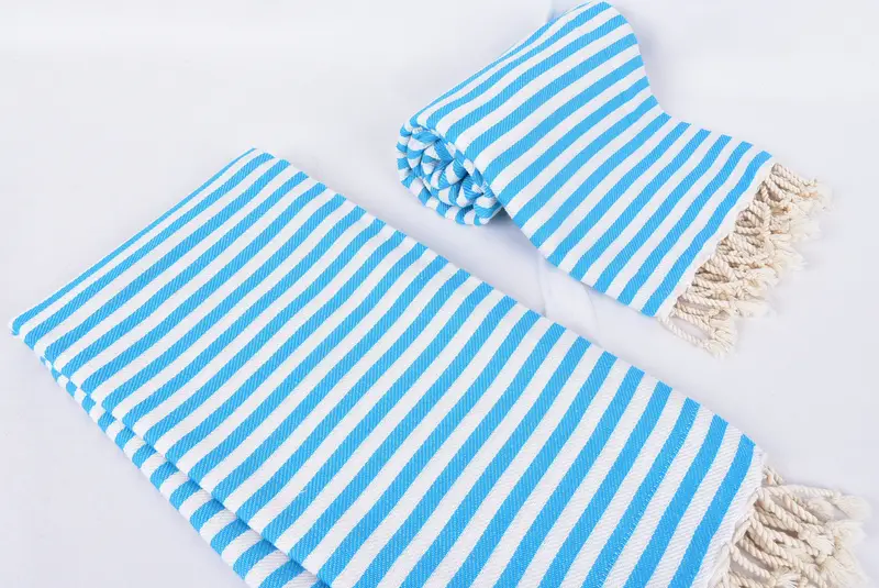 Absorbent towel, 70x40 Cotton Striped Towel, Customized Towels, Sand-free peshtemal towel for the beach, Quick-dry peshtemal, Gifts For Him - 7