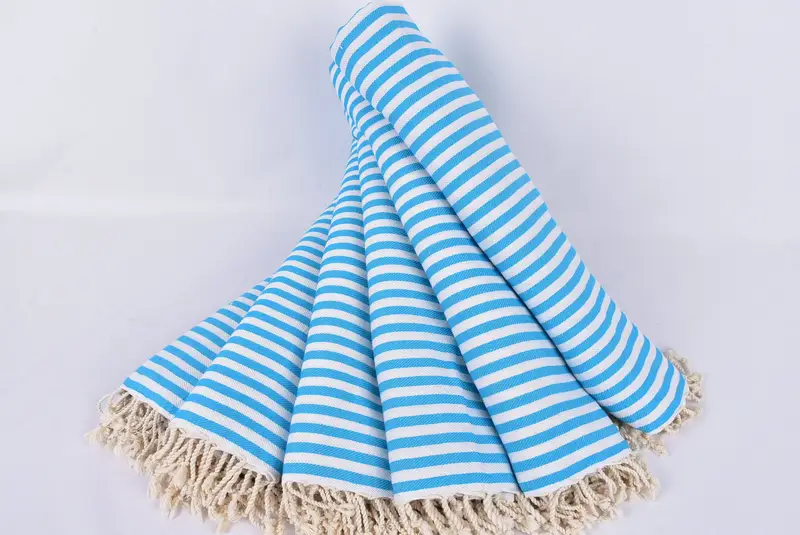Absorbent towel, 70x40 Cotton Striped Towel, Customized Towels, Sand-free peshtemal towel for the beach, Quick-dry peshtemal, Gifts For Him - 4