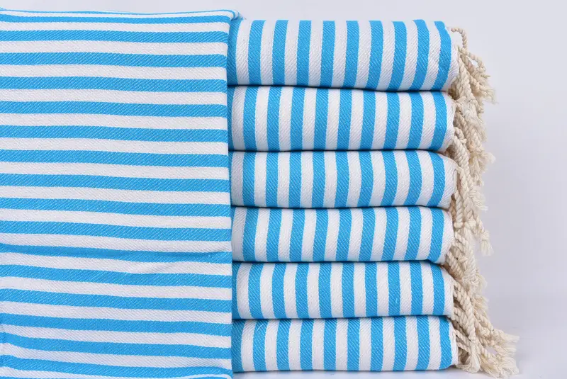Absorbent towel, 70x40 Cotton Striped Towel, Customized Towels, Sand-free peshtemal towel for the beach, Quick-dry peshtemal, Gifts For Him - 1