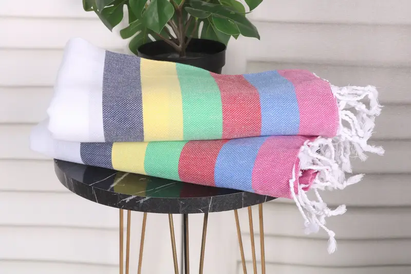 Bachelorette Party Favors, Bridesmaid Gift Towel, Embroidery Towel, 70x40 Cotton Striped Towel, Engagement Gift, Personalized Towel, Peshtemal Towel - 3
