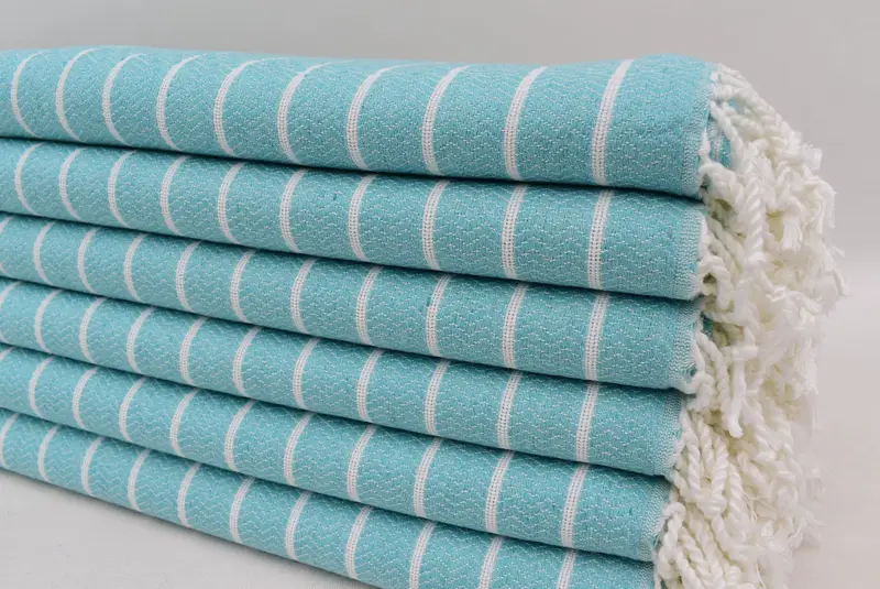 Bridal Shower Favor, 70x40 Cotton Striped Towel, Bachelor Bachelorette Party Favors, Turkish Bath Towel Set, Custom Gift, Bachelorette Party Gift - 5