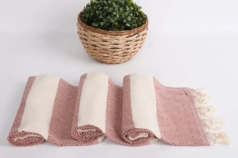 36x20 Cotton Diamond Towel, Decorative Towel, Personalized Hand Towel, Personalized Kitchen Towel, Personalized Gift, Gift For Her, Home Decor Towel - 8