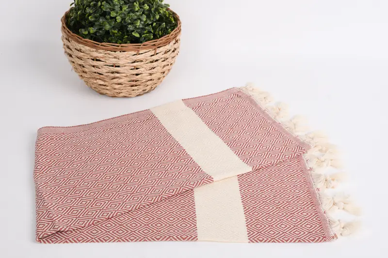 36x20 Cotton Diamond Towel, Decorative Towel, Personalized Hand Towel, Personalized Kitchen Towel, Personalized Gift, Gift For Her, Home Decor Towel - 4