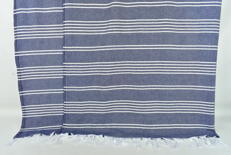 Custom Blanket, Woven Blanket, Shower Curtain, 96x70 Cotton Striped Towel, Housewarming Gift, Halloween Gifts, Bachelorette Party Gifts For Bride - 7
