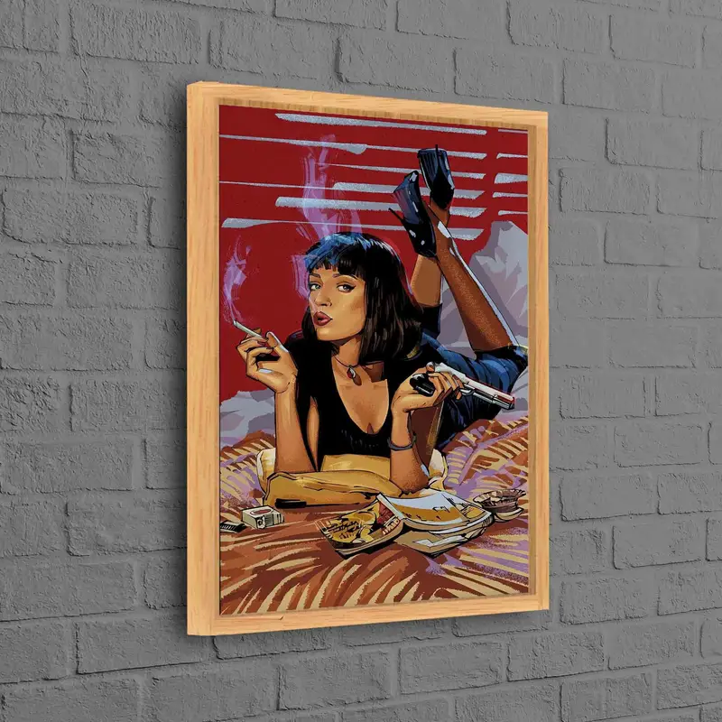 Büyüleyici Kanvas: Ucuz Romandan Esinlenen Moda Sanatsal Baskı