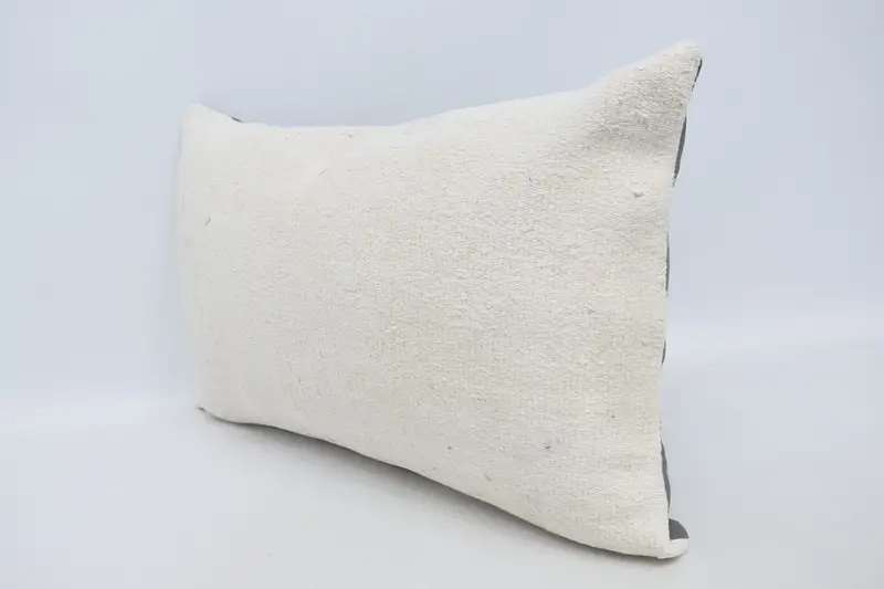 Vintage Kilim Pillow, Wholesale Pillow Case, Pillow for Sofa, Handmade Pillow, Cushion Case, 16x24 White Cushion Case, Handmade Kilim Cushion - 4
