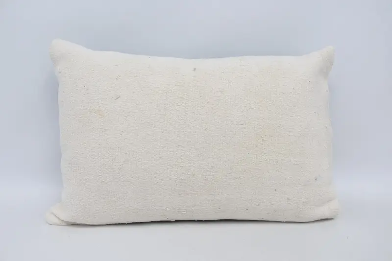 Vintage Kilim Pillow, Wholesale Pillow Case, Pillow for Sofa, Handmade Pillow, Cushion Case, 16x24 White Cushion Case, Handmade Kilim Cushion - 1