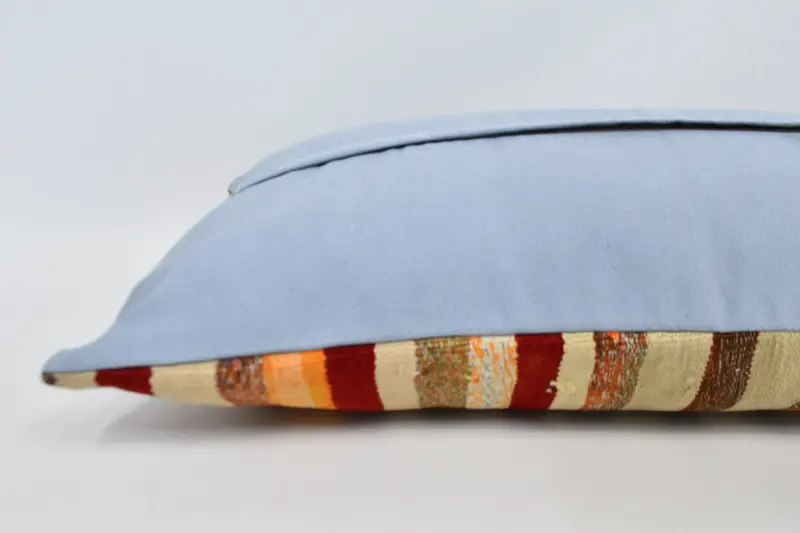 Vintage Pillow, 16x48 Red Cushion Cover, Turkish Kilim Pillow, Armchair Cushion Case, Authentic Pillow Cover, Turkish Pillow, Cushion - 5