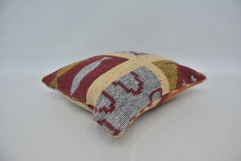 Interior Designer Pillow, Gift Pillow, 16x16 Yellow Pillow Sham, Authentic Cushion Cover, Tribal Pillow Sham, Cushion Cover, Throw Kilim Pillow - 6
