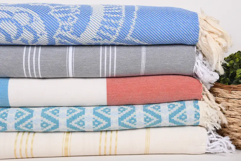 Bachelorette Party Favors, Custom Wedding Gifts, 80x60 Cotton Set of 5 Towel, Boho Throw Blankets, Turkish Tablecloth, Shower Curtain, Custom Gift - 3