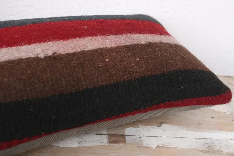 8x16 Red Cushion Case, Cushion, Home Decor Pillow, Boho Pillow Sham Cover, Pillow for Couch, Boho Throw Cushion Cover - 6
