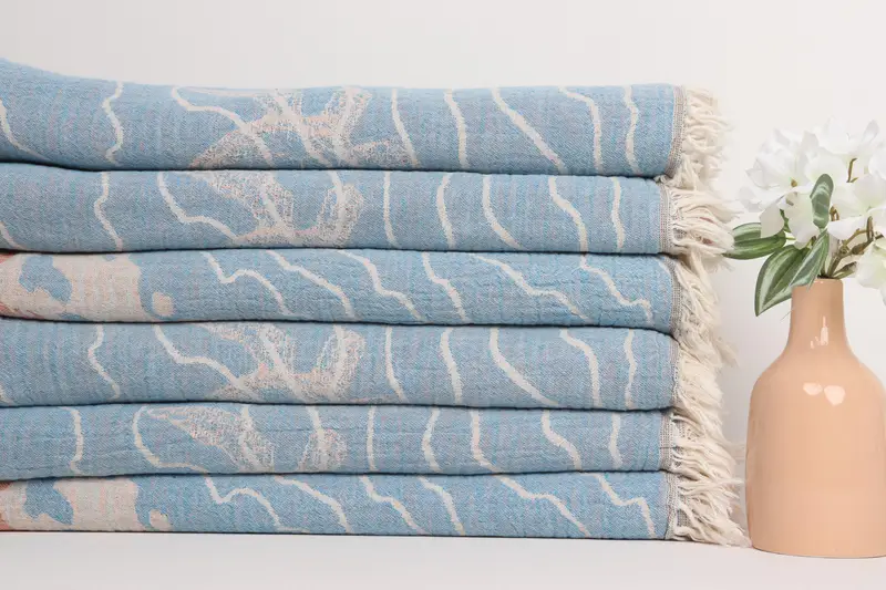 Personalized Beach Towel, Best Beach Towel, 70x34 Cotton Animal Patterned Towel, Engagement Gift, Spa Towel, Peshtemal Towel, Lightweight towel - 4
