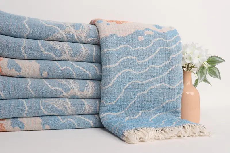 Personalized Beach Towel, Best Beach Towel, 70x34 Cotton Animal Patterned Towel, Engagement Gift, Spa Towel, Peshtemal Towel, Lightweight towel - 2