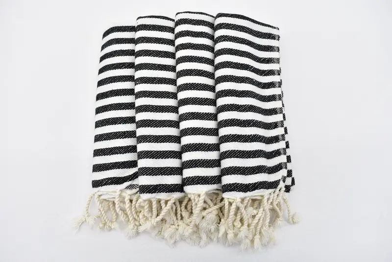 Xmas Gifts, Small Bath Towels, Wedding Favors, Bachelorette Party Items, 40x18 Cotton Striped Towel, Gift For Him, Kitchen Towel, Maid Of Honor Gift - 3