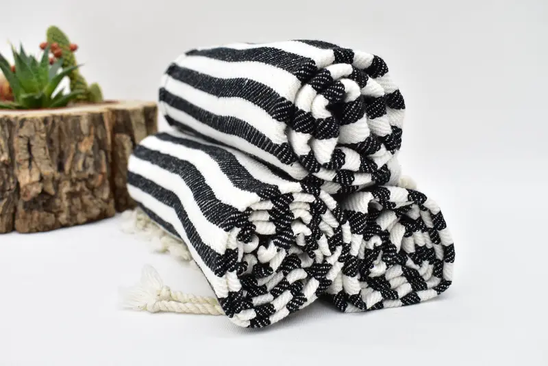 Xmas Gifts, Small Bath Towels, Wedding Favors, Bachelorette Party Items, 40x18 Cotton Striped Towel, Gift For Him, Kitchen Towel, Maid Of Honor Gift - 6