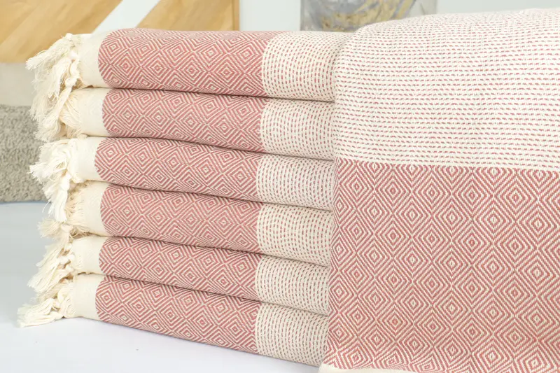 Bachelorette Party Gifts For Bride, Monogram Blanket, 104x80 Cotton Diamond Towel, Custom Wedding Gifts, Throw Blanket Couch, Bachelorette Favor - 2